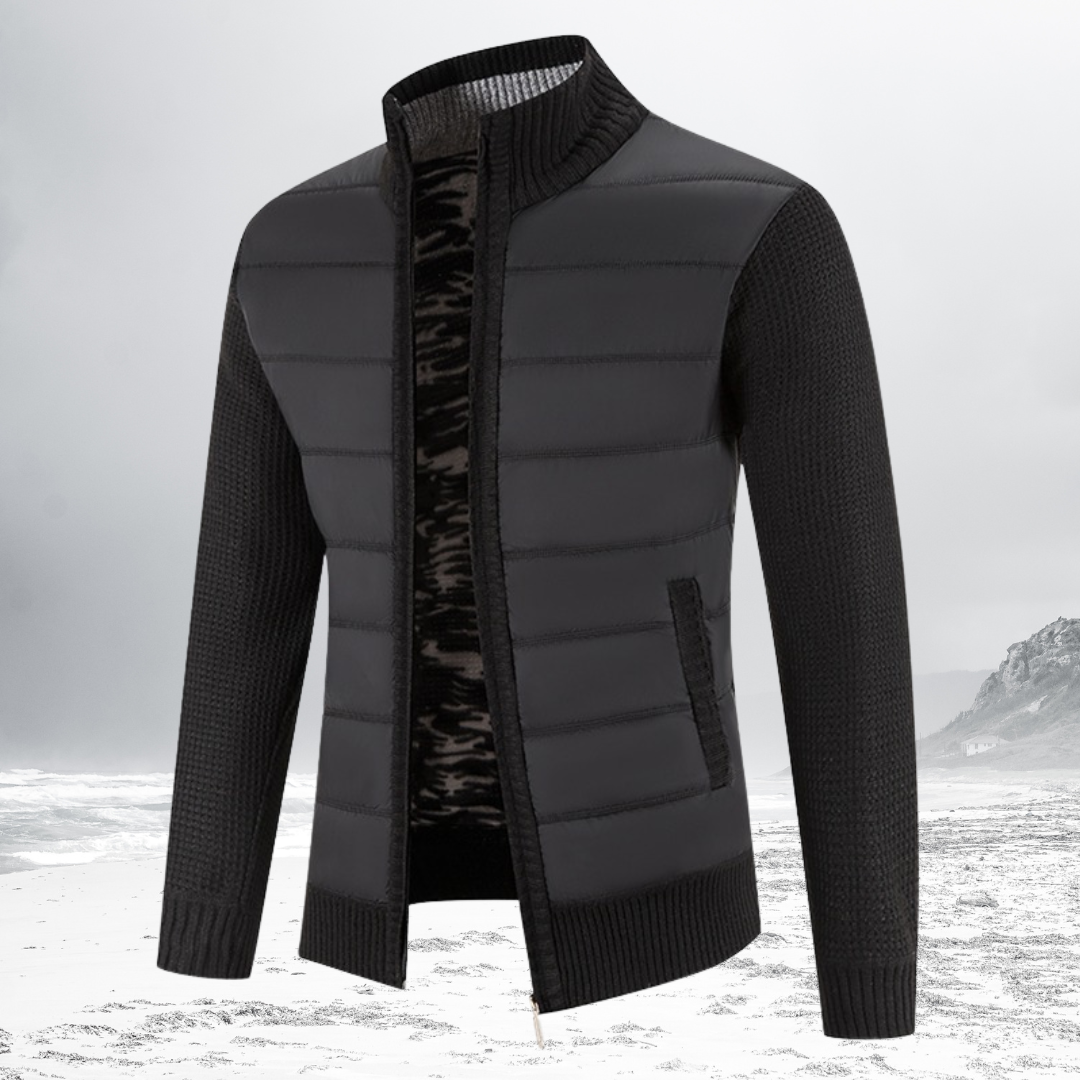  Padded Zip Sweater