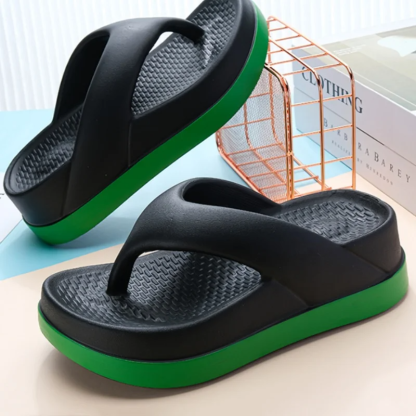 Women's Comfortable Platform Flip Flops Non-slip Outdoor