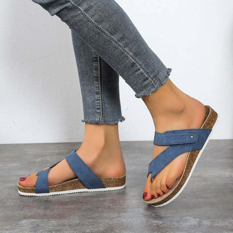 Orthopedic Sandals Women Summer Cut Out Open Toe Flip Flops