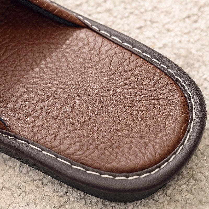 Men Fashionable Slippers Nonslip Autumn Winter Shoes