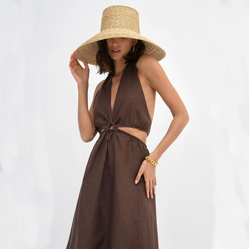 Linen Maxi Summer Dress
