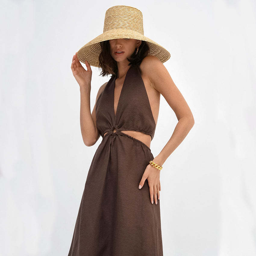 Linen Maxi Summer Dress