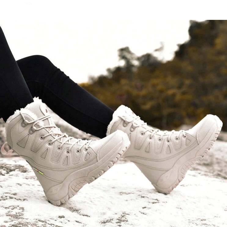 Women Snow Boots Fur Lined Orthopedic Shoes