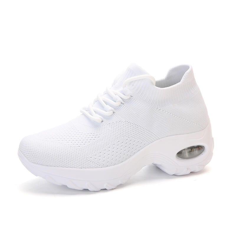 Lace Up Walking Running Shoes Platform Sneakers