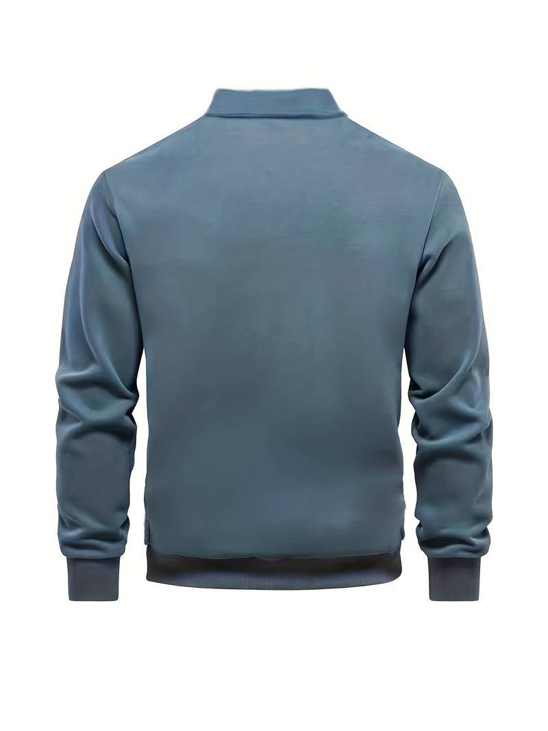 Men's Zipper Rugby Shirt