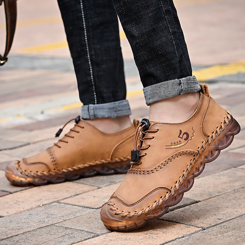 Orthopedic Shoes For Men Leather Casual Loafers