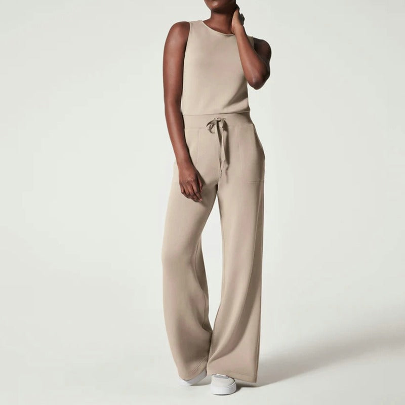 Air Essentials Sleeve Plain Jumpsuit