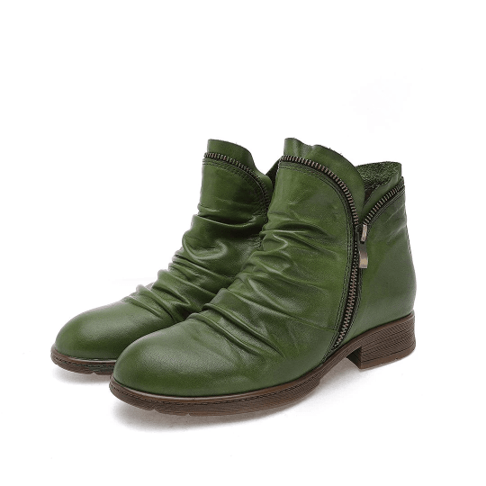 Cozy Colorful Ankle Winter Boots