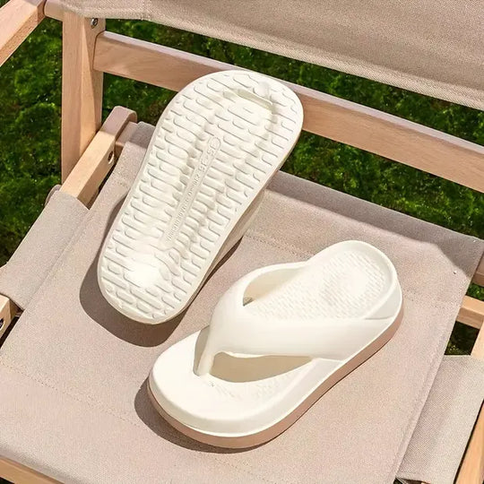Women's Comfortable Platform Flip Flops Non-slip Outdoor