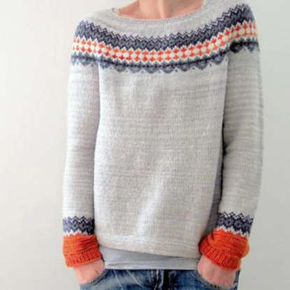 Knitted Sweater With Print