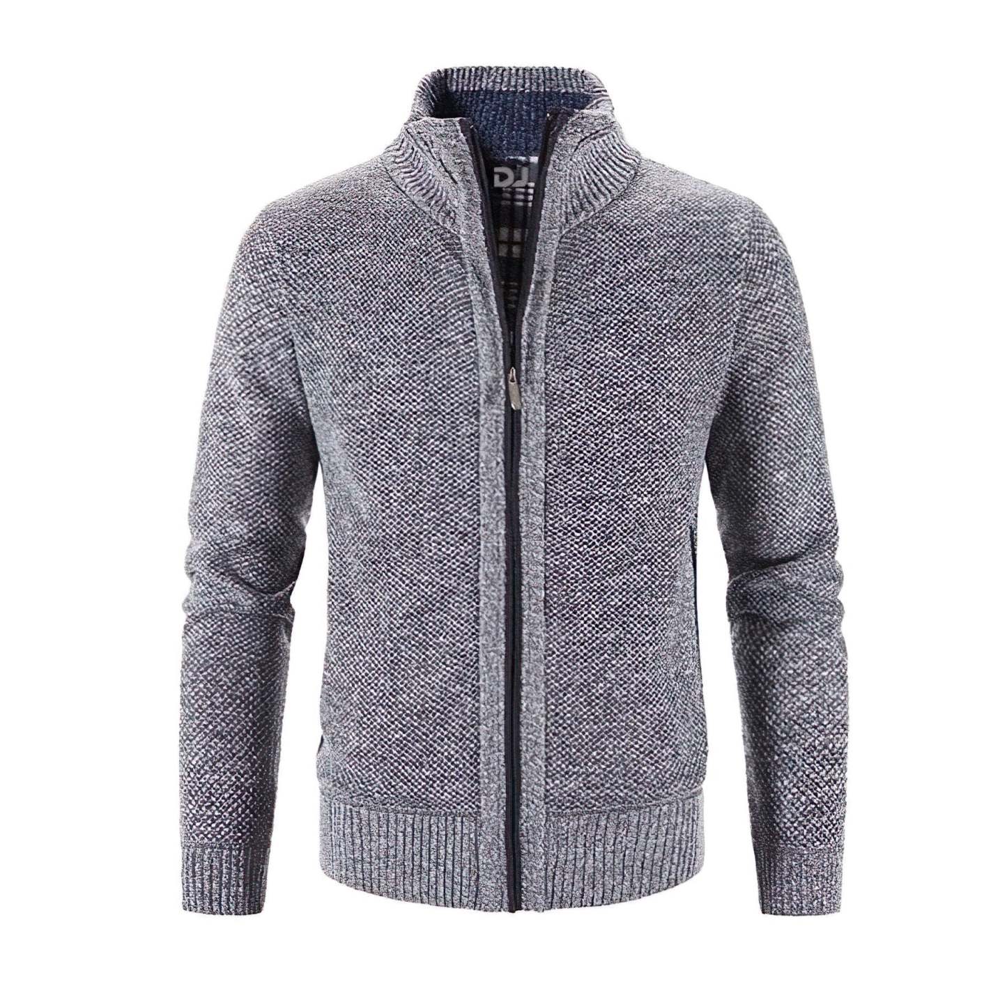 Stylish Cardigan With Zipper