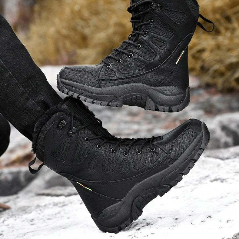 Women Snow Boots Fur Lined Orthopedic Shoes