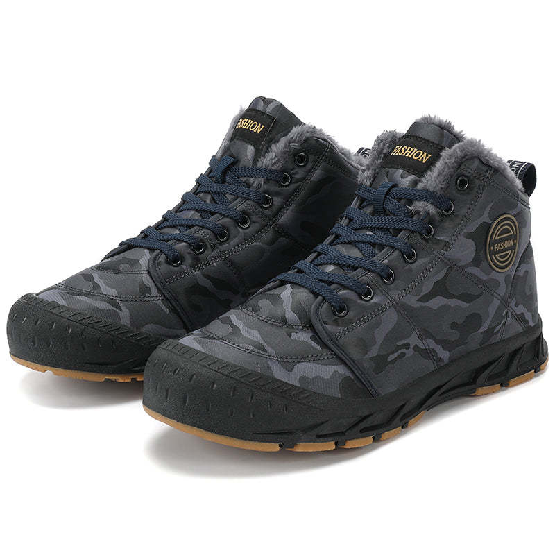 Ankle Boots For Men Thick Sole Winter Orthopedic Shoes