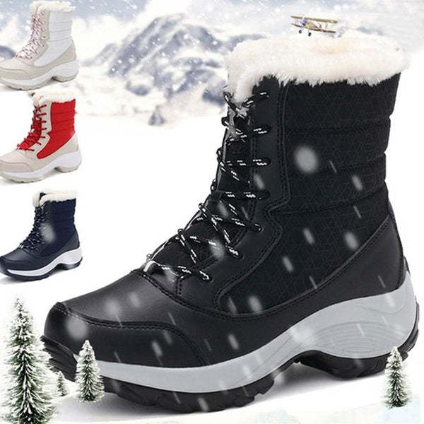 Orthopedic Women's Waterproof Winter Boots with Fur