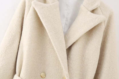 Vegan Wool Blend Coat