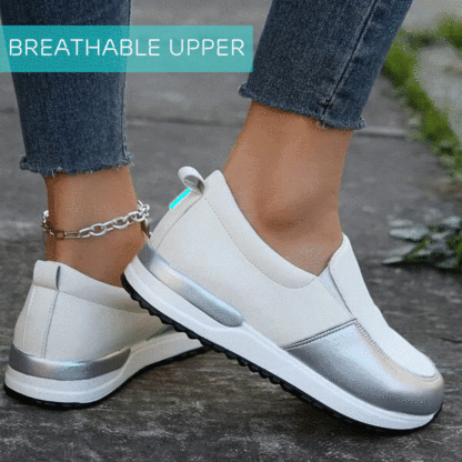 Orthopedic Shoes Women Comfy Slip-on Arch Support Round Toe Modern Fashion