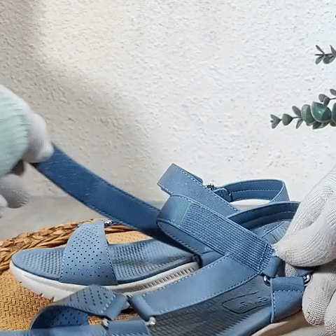 Orthopedic Sandals For Women EVA Foldable Sole Velcro Arch Support Summer Fashion