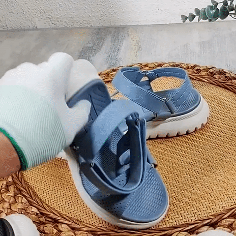 Orthopedic Sandals For Women EVA Foldable Sole Velcro Arch Support Summer Fashion