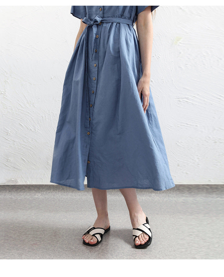 Button-Down Midi Dress