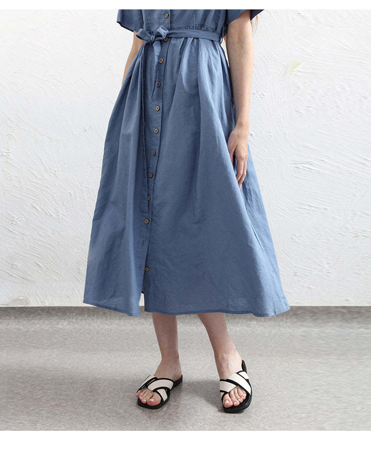 Button-Down Midi Dress