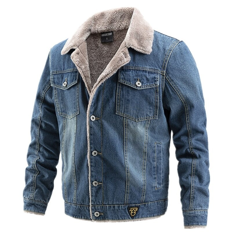 Men's Denim Jacket With Inner Lining