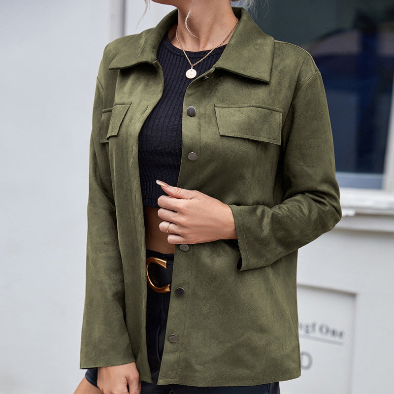 Urban Elegance Vegan Suede Jacket