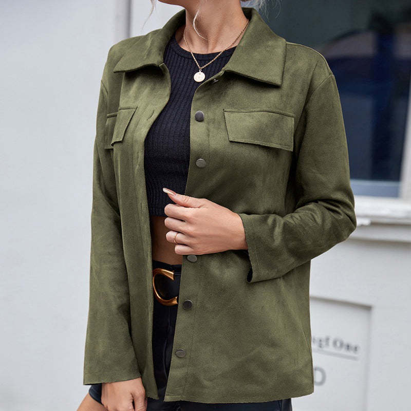 Urban Elegance Vegan Suede Jacket