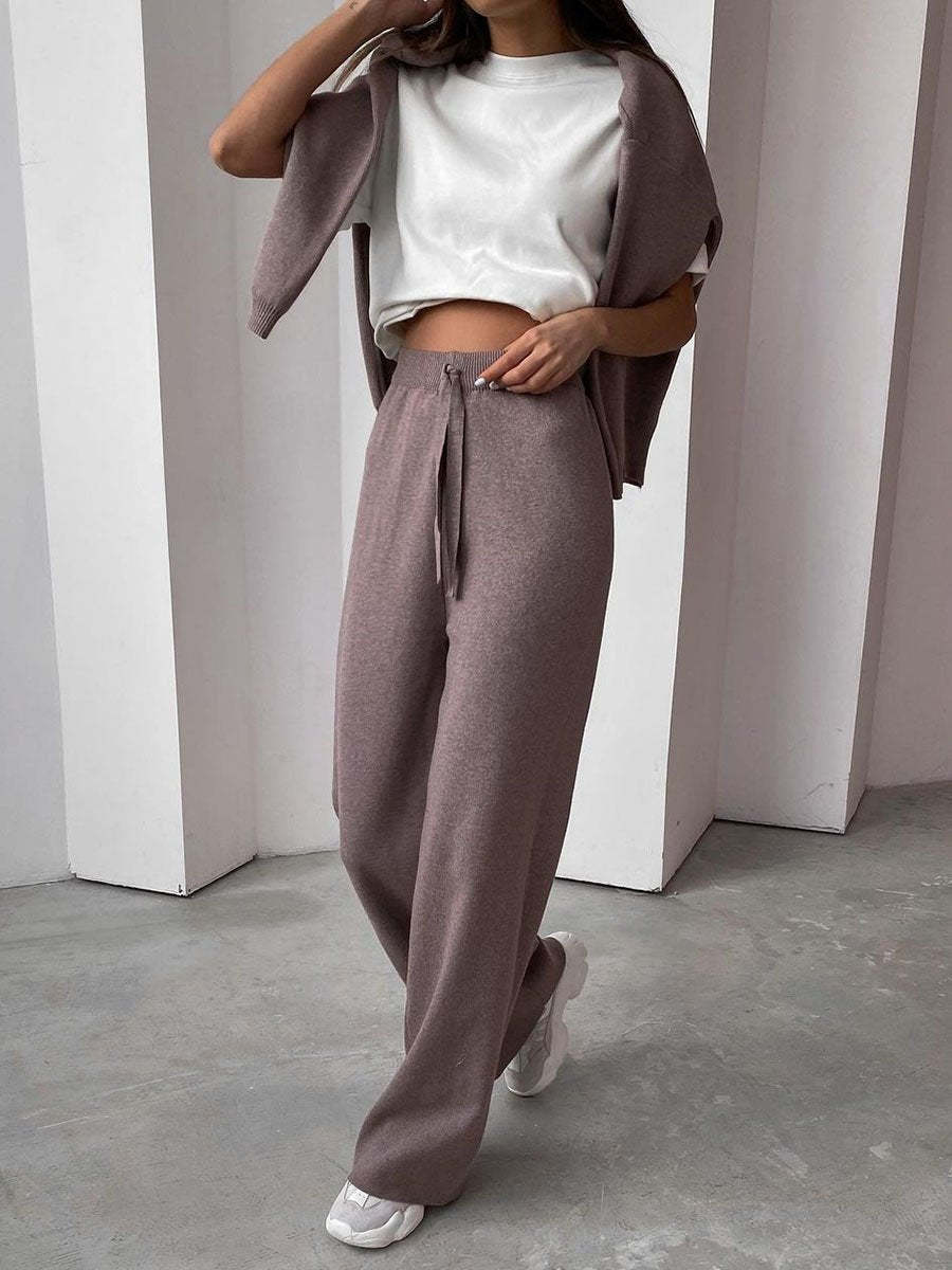 Elegant 2 Piece Cotton Blend Outfit