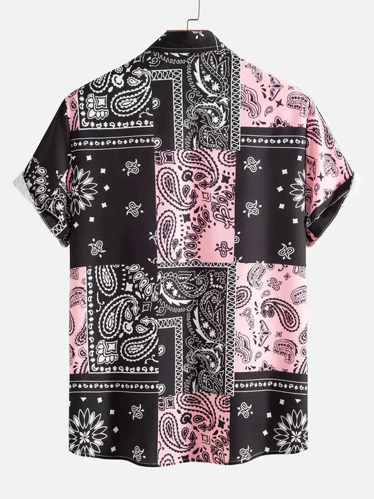  Print Button Up Shirt