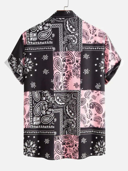  Print Button Up Shirt