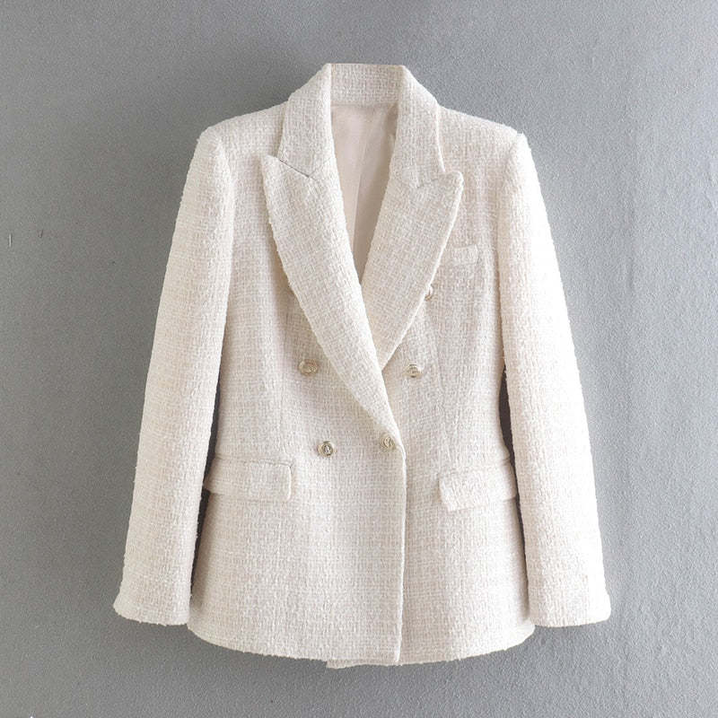 Breasted Blazer With Structure