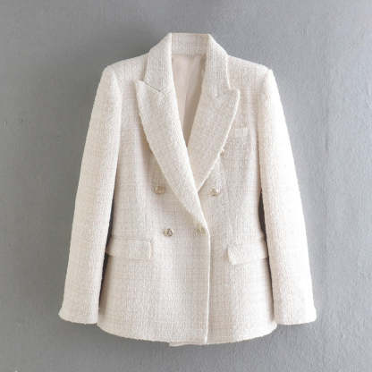 Breasted Blazer With Structure