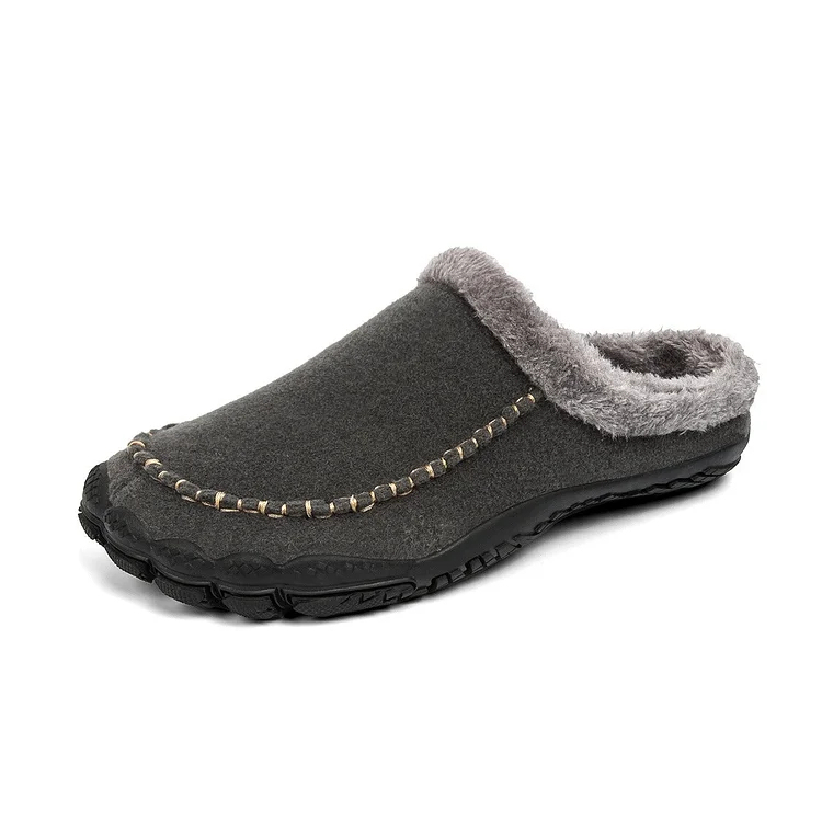 Men Winter Orthopedic Barefoot Slippers Premium Arch Support Plantar Fasciitis Slippers