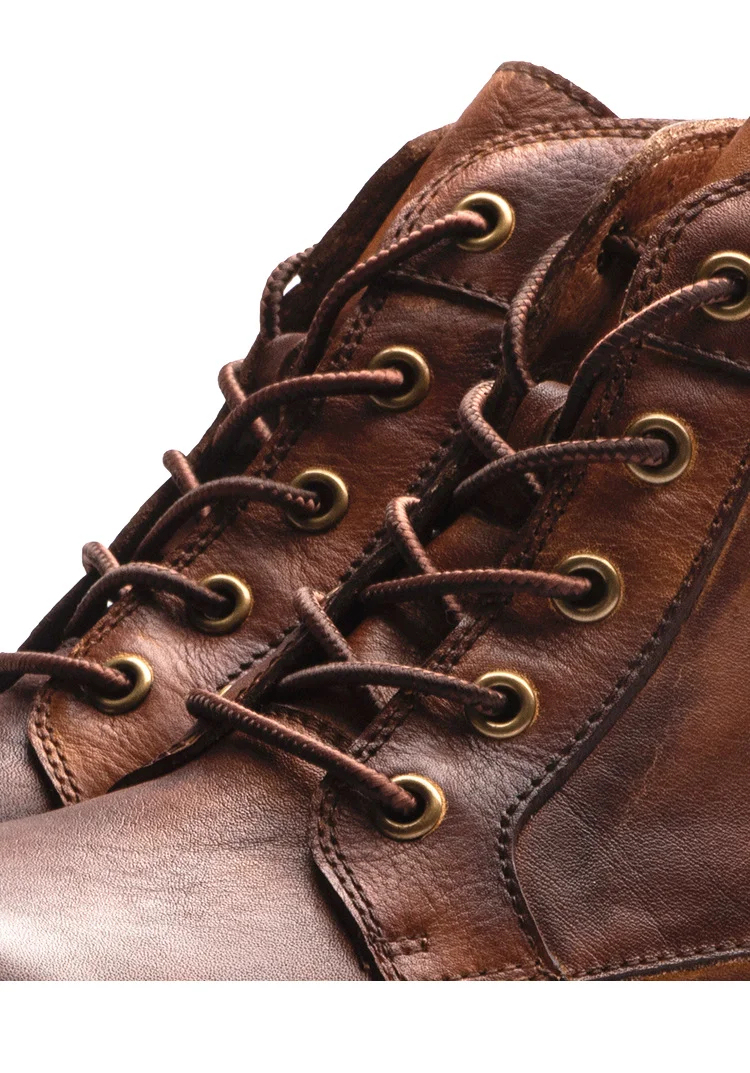 Mens Waterproof Non-slip Arch Support Vintage Casual Chukka Boots
