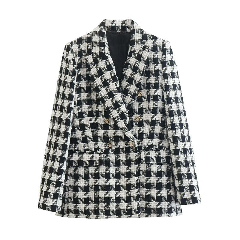 Breasted Blazer With Structure