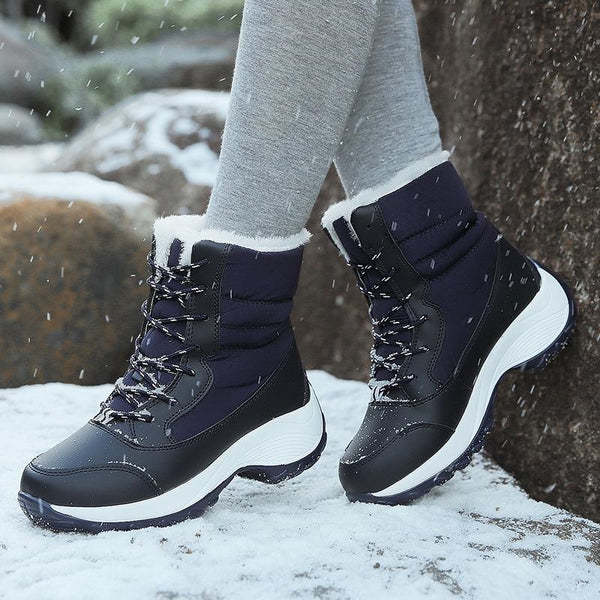 Orthopedic Women's Waterproof Winter Boots with Fur
