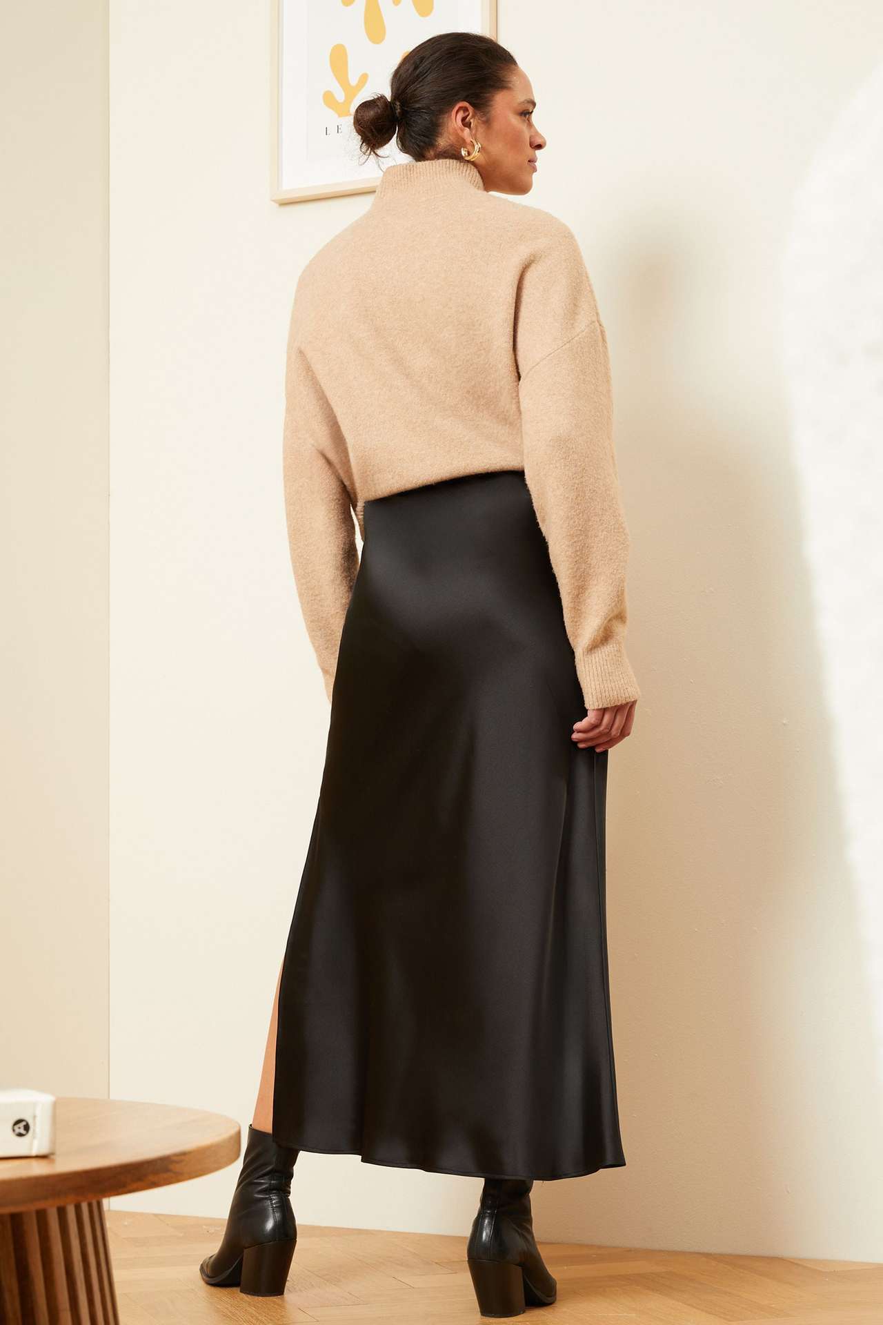 Side-Slit Maxi Skirt