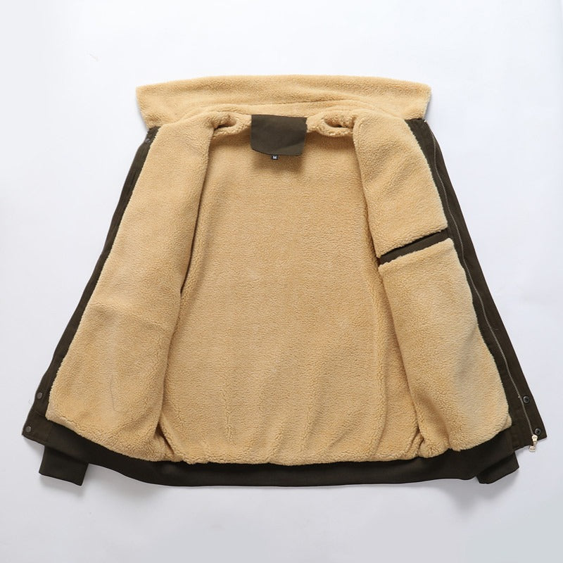 Pilot Jacket With Teddy Lining