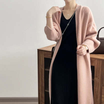 Elegance Solid Longline Cardie
