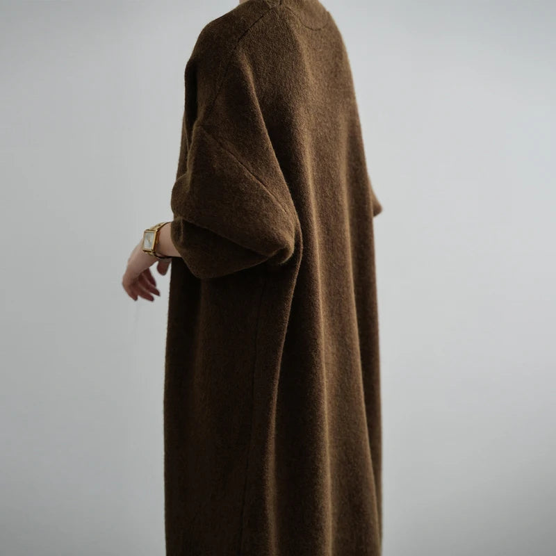 Elegance Solid Longline Cardie