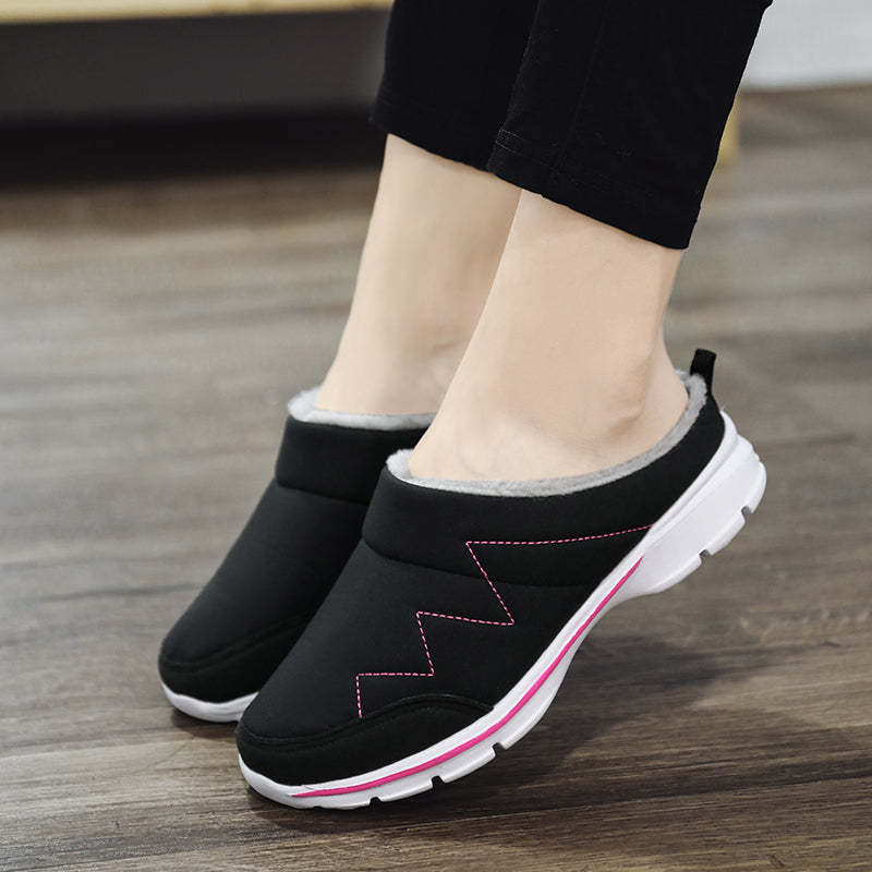 Women Plush Winter Shoes Light Home Fur Slippers