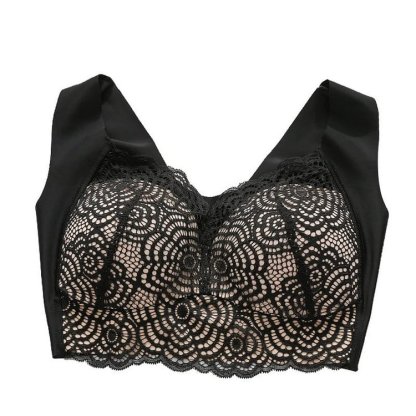 Bra For Women Ultimate Lift Stretch Full-Figure Seamless Lace Cut-Out Bra Plus Size