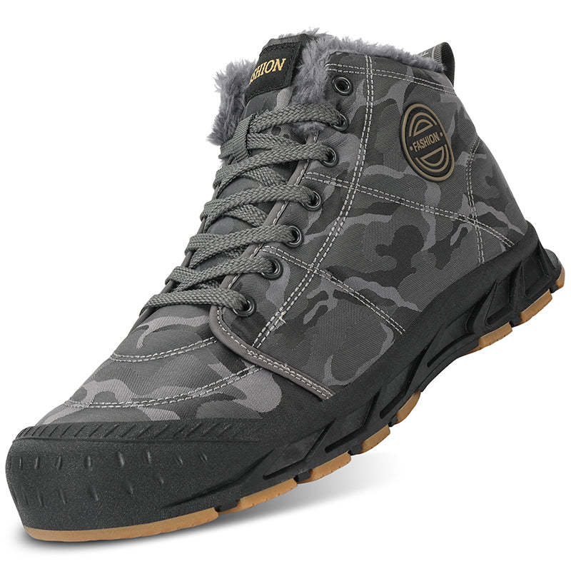 Ankle Boots For Men Thick Sole Winter Orthopedic Shoes
