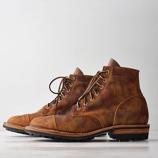 Retro Low Heel Men's Casual All-Match Men's Short Boots