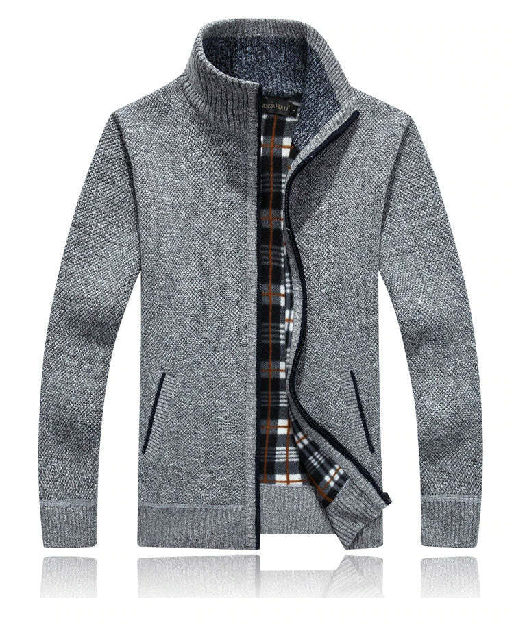 Cardigan With Zipper