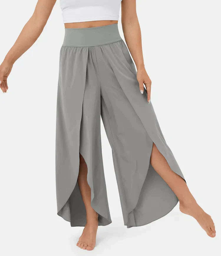 Split Leg Palazzo Pants