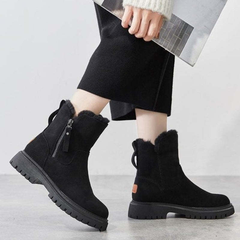 Orthopedic Snow Boots Women Warm Ankle Shoes