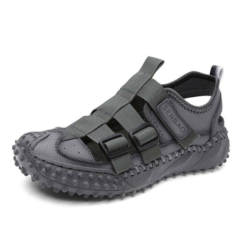 Men Orthopedic Sandals Open Back Anti-collision Round Toe Trendy 2023