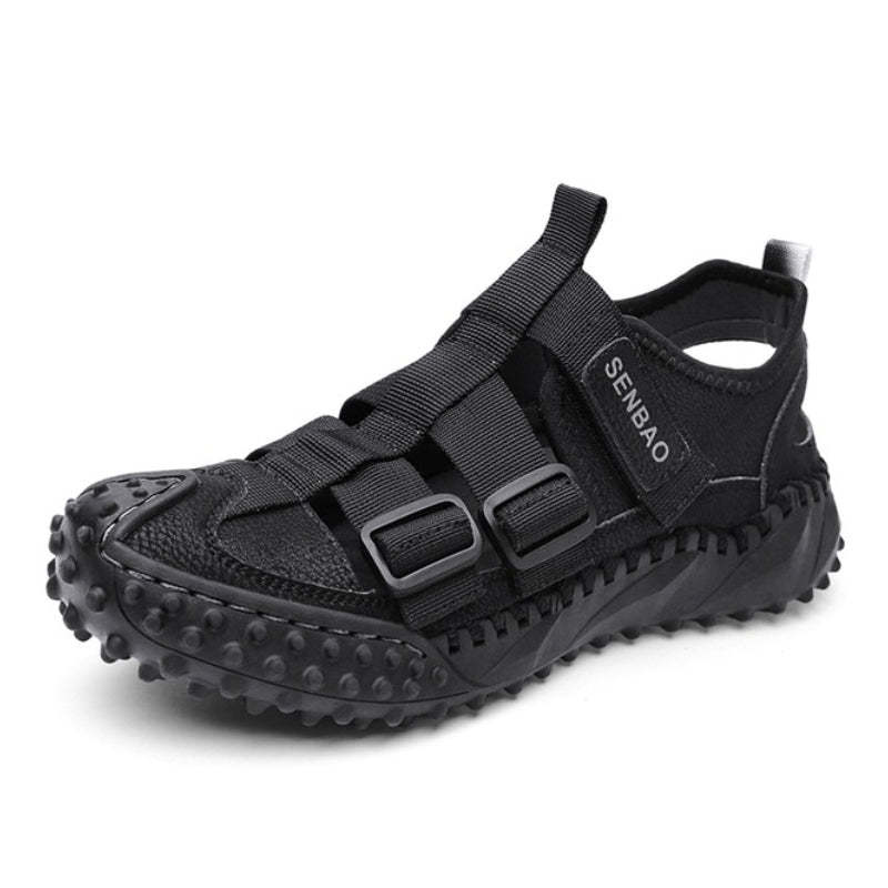 Men Orthopedic Sandals Open Back Anti-collision Round Toe Trendy 2023