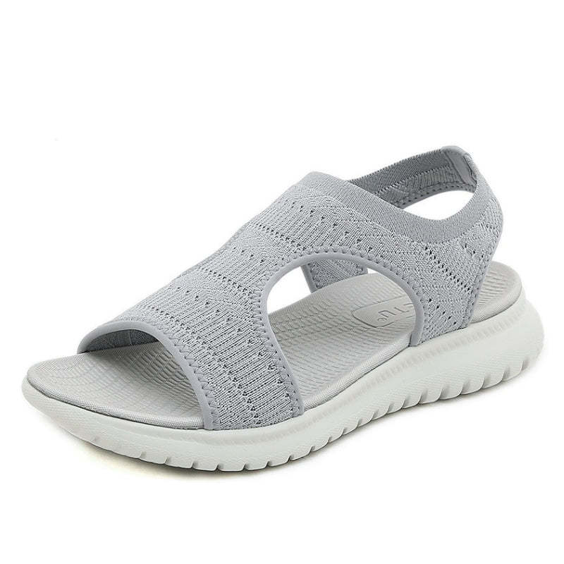 Women Walking Orthopedic Sandals Mesh Hollow Out Trendy Summer Sandals
